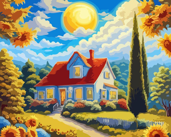 Garden House - Paint By Numbers