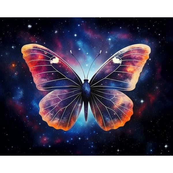 DIY Diamond Painting Kit - Space Butterfly | Diamond Art Kits