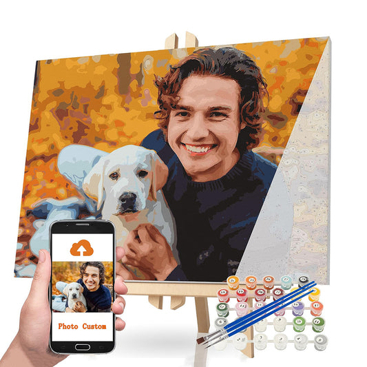 Photo Custom Paint By Numbers Kit