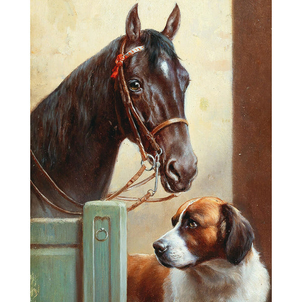 Paint By Numbers - Horse And Dog