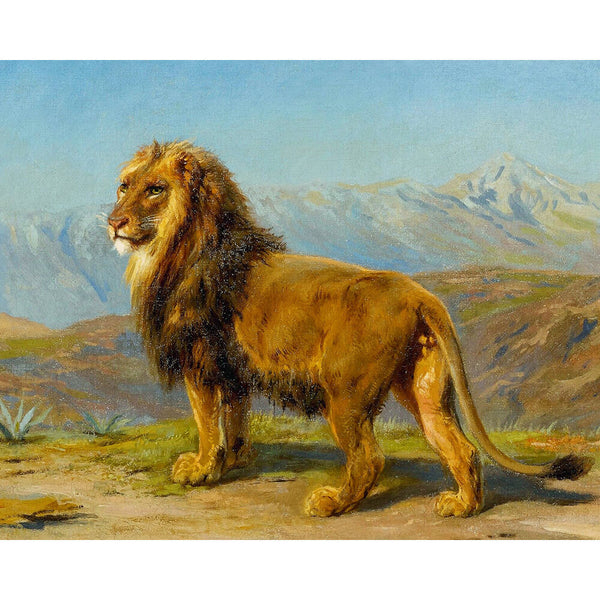 Paint By Numbers - Lion Mountains