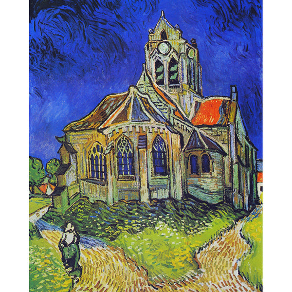 DIY Diamond Painting Kit - Van Gogh The Church at Auvers | Diamond Art Kits