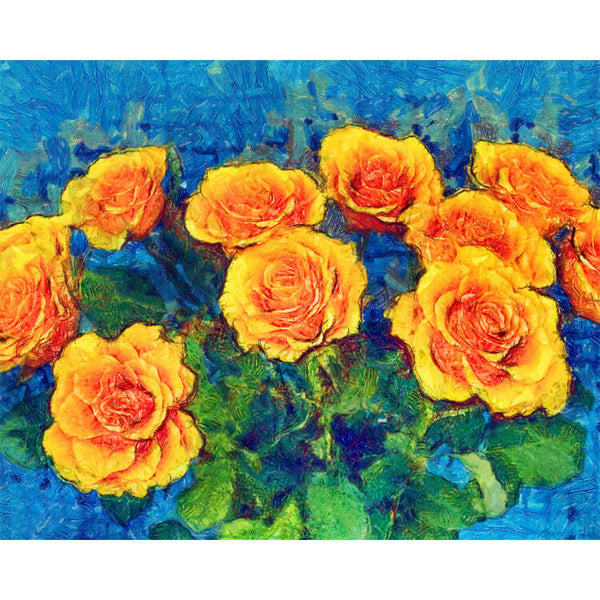 Paint By Numbers - Yellow Roses