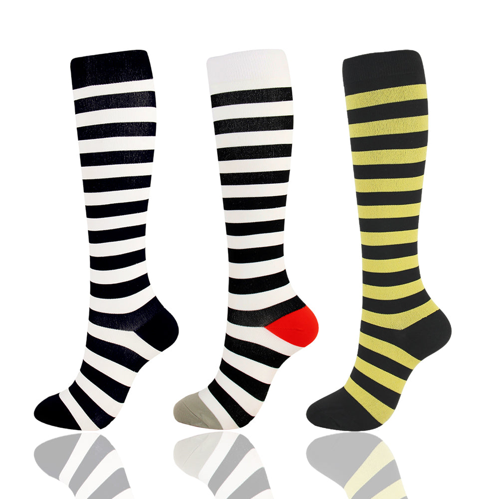 3 Pairs Compression Stocking Socks